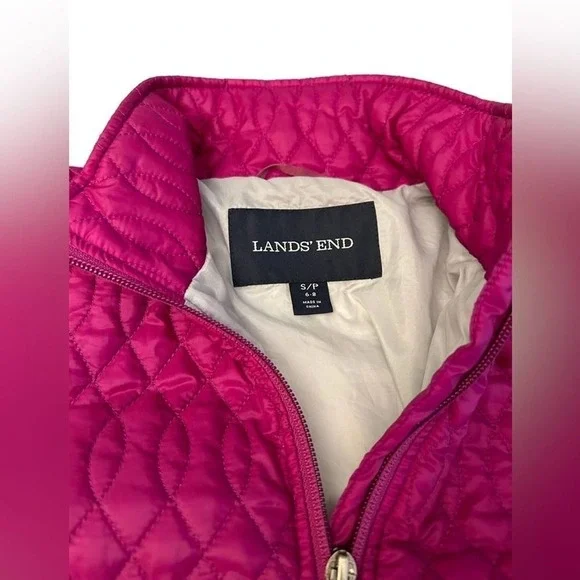 Land's‎ End Quilted PrimaLift Packable Jacket Women's Small - Picture 2 of 9